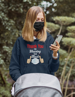 Unisex Hoodie Thank You For Wearing Your Mask