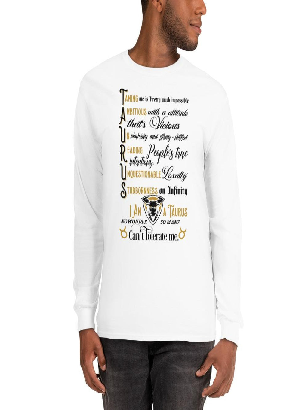 Royal Boundless Zodiac Taurus Unisex Sign Long Sleeve Shirt