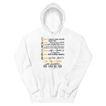 Unisex Cancer Zodiac Sign White Hoodie