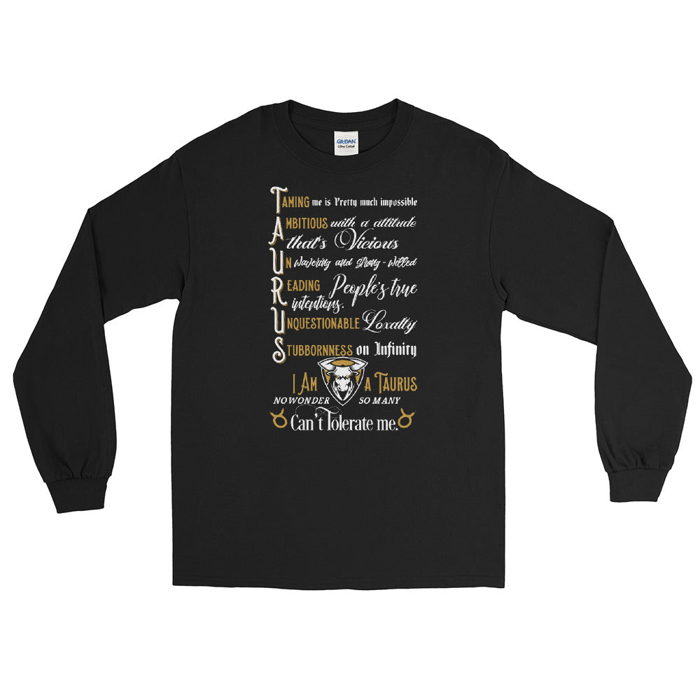 Royal Boundless Zodiac Taurus Unisex Sign Long Sleeve Shirt