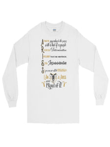 Royal Boundless Zodiac Aries Sign Long Sleeve Shirt