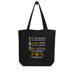 Leo Zodiac Sign Tote Bag