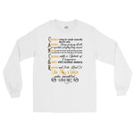 Unisex Cancer Zodiac Sign White Long Sleeve Shirt