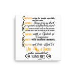 Cancer Zodiac Sign Canvas Wall Art ( White Background)