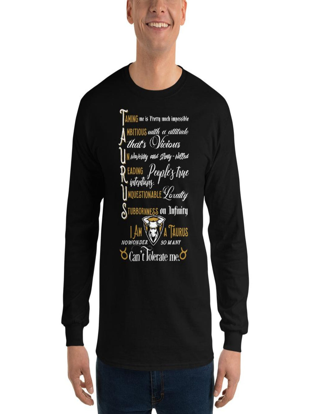 Royal Boundless Zodiac Taurus Unisex Sign Long Sleeve Shirt