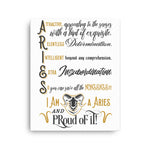 Canvas Aries Wall Art (White Background)