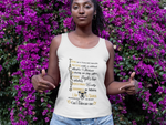 Taurus Unisex Tank Top in White